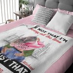 Personalized You're Always Sexy Busy City Blanket Romantic Home Decoration Valentine's Day Anniversary Gift for Couple