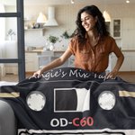 Coperta personalizzata Retro Cassette Mixtape Soft Blanket con testo Regalo per gli amanti della musica