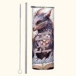 Vaso personalizado I Am Not A Bookworm I Am A Book Dragon 20oz Skinny Tumbler con pajita y nombre Regalo de cumpleaños para lectores amantes de los li