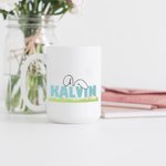 Mug en Céramique Motif Lapin de Pâques Tasse Personnalisée avec Nom et Texte Cadeau Anniversaire Pâques pour Enfants