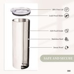 Vaso personalizado Book Dragon 20oz Skinny Tumbler con pajita y nombre Regalo de cumpleaños para lectores amantes de los libros