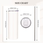 Vaso personalizado Book Dragon 20oz Skinny Tumbler con pajita y nombre Regalo de cumpleaños para lectores amantes de los libros