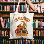 Sac à dos en toile avec nom Cadeau d'anniversaire pour les lecteurs amoureux des dragons