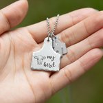 Pendentif Inoxydable Personnalisé avec Gravure Prénom sur Plaques en Forme d'Étiquette Oreille Vache Cadeau pour Amoureux Élevage Animal de Compagnie