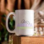 Mug en Céramique Motif Lapin de Pâques Tasse Personnalisée avec Nom et Texte Cadeau Anniversaire Pâques pour Enfants