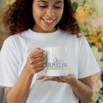 Mug en Céramique Motif Lapin de Pâques Tasse Personnalisée avec Nom et Texte Cadeau Anniversaire Pâques pour Enfants