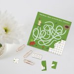 Personalized Rabbit Find Mom Matching Block Puzzles with Name Intellectual Development Game Birthday Children's Day Gift for Kids
