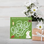 Personalized Rabbit Find Mom Matching Block Puzzles with Name Intellectual Development Game Birthday Children's Day Gift for Kids