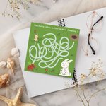 Personalized Rabbit Find Mom Matching Block Puzzles with Name Intellectual Development Game Birthday Children's Day Gift for Kids