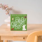 Personalized Rabbit Find Mom Matching Block Puzzles with Name Intellectual Development Game Birthday Children's Day Gift for Kids