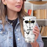 Personalisierte Dragon Starry Sky 30oz Name Becher mit Deckel und Strohhalm Reinigungsbürste Geburtstagsgeschenk für Leser Drachenliebhaber
