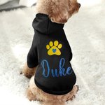 Sweat à Capuche Personnalisé avec Nom pour Chien Cadeau pour chien