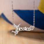 Personalisierte Frauen Volleyball Sport Halskette mit Namen Geburtstag Schmuck Geschenk für Volleyball-Liebhaber