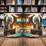 Gepersonaliseerde boek draak keramische mok met naam 11oz/15oz koffiekop verjaardagscadeau voor lezers draak liefhebbers