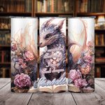 Vaso personalizado I Am Not A Bookworm I Am A Book Dragon 20oz Skinny Tumbler con pajita y nombre Regalo de cumpleaños para lectores amantes de los li