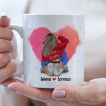 Spersonalizowany kubek ceramiczny You're the Only One 11oz 15oz z imionami Rocznicowy prezent walentynkowy dla pary