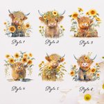 Spersonalizowana torba na butelkę wody Highland Cow z wyjmowanym pokrowcem kompatybilnym z kubkiem Stanley 40oz Prezent urodzinowy dla przyjaciela rodziny
