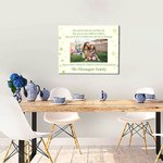 Foto personalizada de la bendición irlandesa Trébol de cuatro hojas Lienzo Imprimible Arte de Pared Día de San Patricio Regalo para Familia Amigos