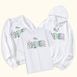 T-shirt Sweatshirt à capuche avec motif lapin personnalisé avec nom mignon Cadeau de Pâques pour enseignant