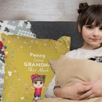Personalised I Love Grandma This Much Throw Pillow Cover Multicolour Home Decoration Birthday Family Gift for Grandparent 4
