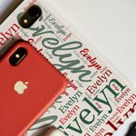 Personalised Colourful  Word Cloud Pad Case Protective Cover for iPad with Name Birthday Gift Back to School Gift for Women Men