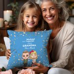 Personalised I Love Grandma This Much Throw Pillow Cover Multicolour Home Decoration Birthday Family Gift for Grandparent 2