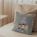 Personalised I Love Grandma This Much Throw Pillow Cover Multicolour Home Decoration Birthday Family Gift for Grandparent 6