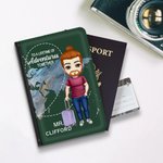 Personalizzato A Una vita di avventure Personaggi dei cartoni animati Insieme Copertina del passaporto Compleanno Regalo di San Valentino per gli inna