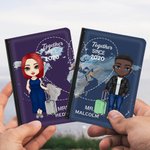 Personalised Together Since Multicolour Passport Cover Anniversary Birthday Valentine's Day Gift for Lover