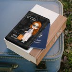Personalized Vintage Pattern Annoying Each Other Multicolor Passport Cover Birthday Gift for Lover