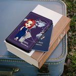 Personalised Together Since Multicolour Passport Cover Anniversary Birthday Valentine's Day Gift for Lover