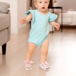 Personalizzato Baby Girl fantasia Unicorn Sequin Toddler scarpe da passeggio con nome Baby Shower regalo di compleanno per il neonato