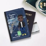 Personalised Together Since Multicolour Passport Cover Anniversary Birthday Valentine's Day Gift for Lover