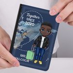 Personalised Together Since Multicolour Passport Cover Anniversary Birthday Valentine's Day Gift for Lover