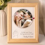 Personalisierter Fotorahmen „The Best Is Yet To Come“ Jahrestag Valentinstag Geschenk für Liebespaar