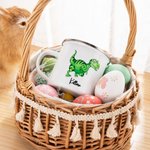 Personalised Cute Cartoon Pattern Enamel Mug with Name Birthday Party Gift for Kids