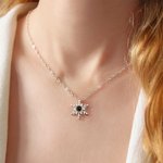 Collar personalizado de proyección de copos de nieve con foto y te quiero en 100 idiomas Aniversario Cumpleaños San Valentín Regalo para ella