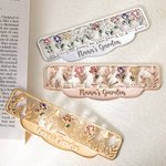 Signet en Acier Inoxydable Personnalisé avec Nom et Texte Gravés Accessoire de Lecture Évidé Cadeau Anniversaire Fêtes des Mères pour Maman Famille