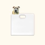 Personalised Pet Photo Acrylic Badge Topper Creative ID Card Decoration Birthday Gift for Teacher Nurse Pet Lover