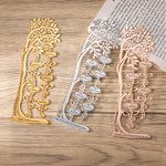 Signet en Acier Inoxydable Personnalisé avec Nom et Texte Gravés Accessoire de Lecture Évidé Cadeau Anniversaire Fêtes des Mères pour Maman Famille