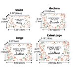 Boîte à Biscuits Personnalisée avec Nom Boîte en Métal de Qualité Alimentaire Accessoire de Rangement Cadeau Anniversaire Fête