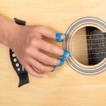 Set de 4 Plectres de Guitare Ajustables avec Étui Cadeau Anniversaire pour Débutant en Guitare