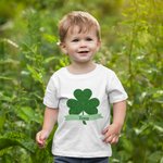 Trébol de Cuatro Hojas Personalizado Sudadera con Nombre Día de San Patricio Regalo para Niños Familia