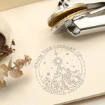 Personalized Velaris City of Starlight From The Library of Book Embosser Stamp Set with Name Birthday Gift for Book Lovers Writers