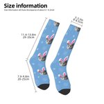 Personalisierte einzigartige Hasenohren Foto Socken Ostern Geburtstag Geschenk für Tierliebhaber Familie Kinder