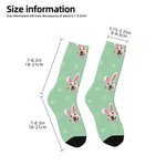 Personalisierte einzigartige Hasenohren Foto Socken Ostern Geburtstag Geschenk für Tierliebhaber Familie Kinder
