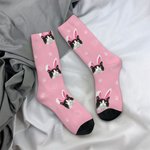Personalisierte einzigartige Hasenohren Foto Socken Ostern Geburtstag Geschenk für Tierliebhaber Familie Kinder