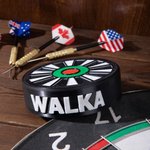 Personalisierte 3D-Druck Mini Dartboard Design Dart Halter mit Namen hält 23 Stück Darts Geburtstag Geschenk für Dart-Liebhaber