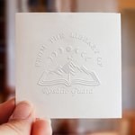 Personalized Velaris City of Starlight From The Library of Book Embosser Stamp Set with Name Birthday Gift for Book Lovers Writers