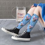 Personalisierte einzigartige Hasenohren Foto Socken Ostern Geburtstag Geschenk für Tierliebhaber Familie Kinder
